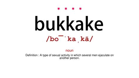 bukkake Meaning & Origin 